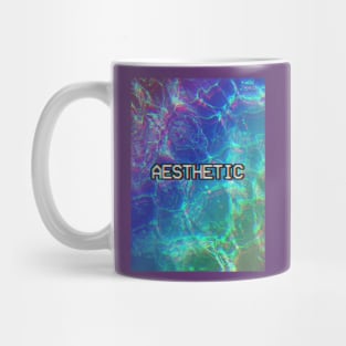 Aesthetic Glitch † Seapunk VHS Ocean Design Mug